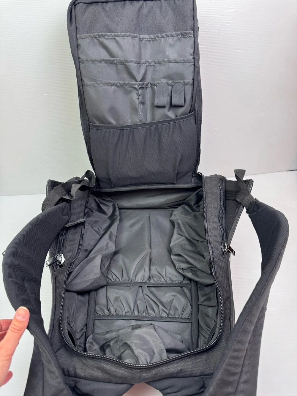 Gods Ghost Anti-Theft Backpack Microsoft Logo Black Tech Laptop Travel Logo Bag